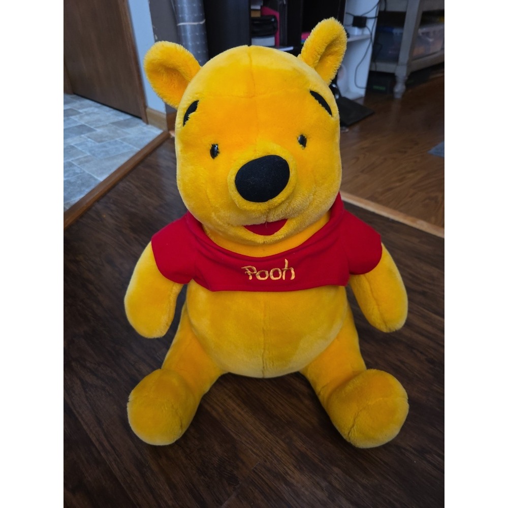 Vintage Walt‎ Disney Winnie the Pooh Bear Large Giant Plush 18" Stuffed Animal